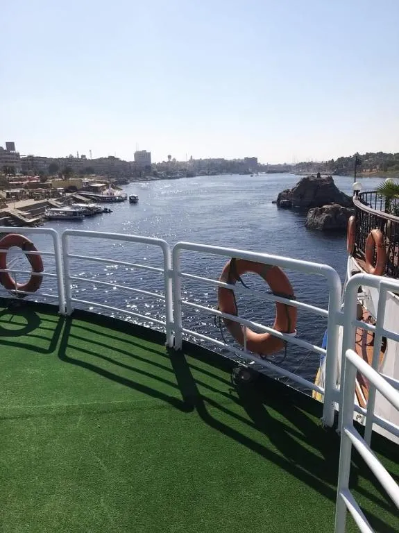 Sun deck of the MS King Tut I Nile Cruise Nile cruise